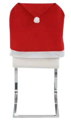 2 Coprisedia Natalizio 49x60 Cm - Cappello Babbo Natale