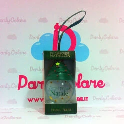 Palla Di Neve 4x6 Cm Con Frase IL MIO PRIMO NATALE