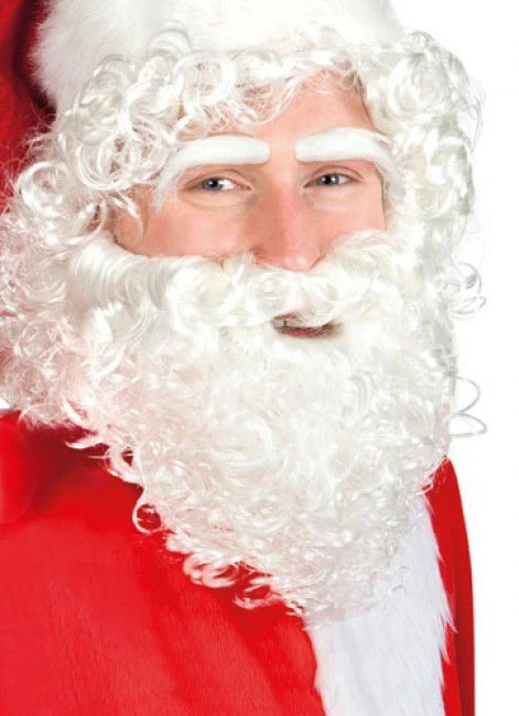 Parrucca Babbo Natale Con Sopracciglia E Barba