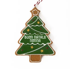 Pendente Albero Di Natale - Buon Natale Nonna