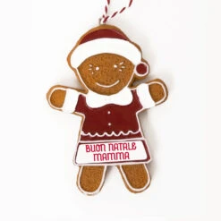 Pendente Ginger Girl - Buon Natale Mamma