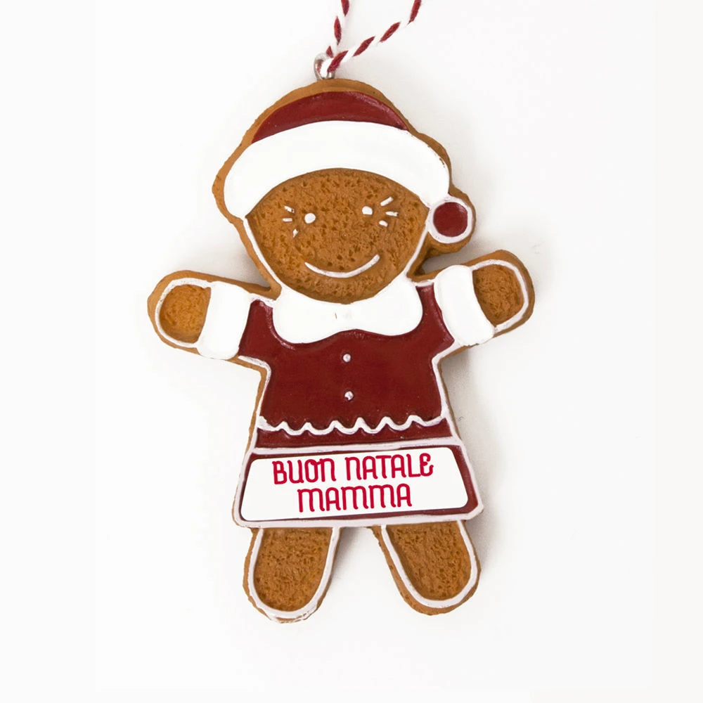 Pendente Ginger Girl - Buon Natale Mamma