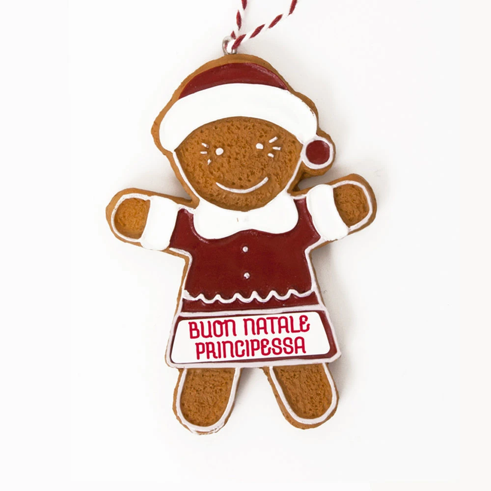 Pendente Ginger Girl - Buon Natale Principessa