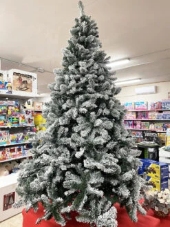 Albero Di Natale Uragano Innevato 150 Cm