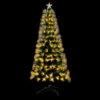 Albero Di Natale 180 Cm Con 225 LED Bianco 8 Funzioni