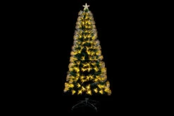 Albero Di Natale 180 Cm Con 225 LED Bianco 8 Funzioni