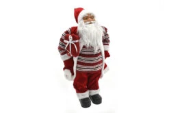 Babbo Natale 100 Cm Rosso Con Pacco