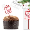 Cake Topper Panettone Buon Natale