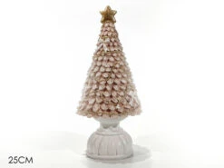 Albero Di Natale Rosa 25 Cm