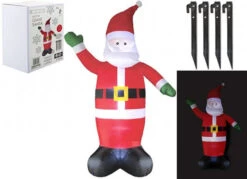 Babbo Natale Gonfiabile Gigante 400 Cm