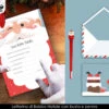 Letterina Di Babbo Natale Con Busta E Penna