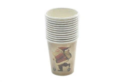 Bicchieri 270 Cc Babbo Natale In Monopattino 12 Pezzi