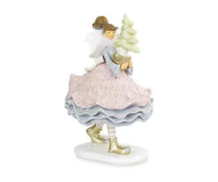 Angelo Con Albero Di Natale Con Led