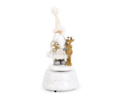 Carillon Babbo Natale Beige